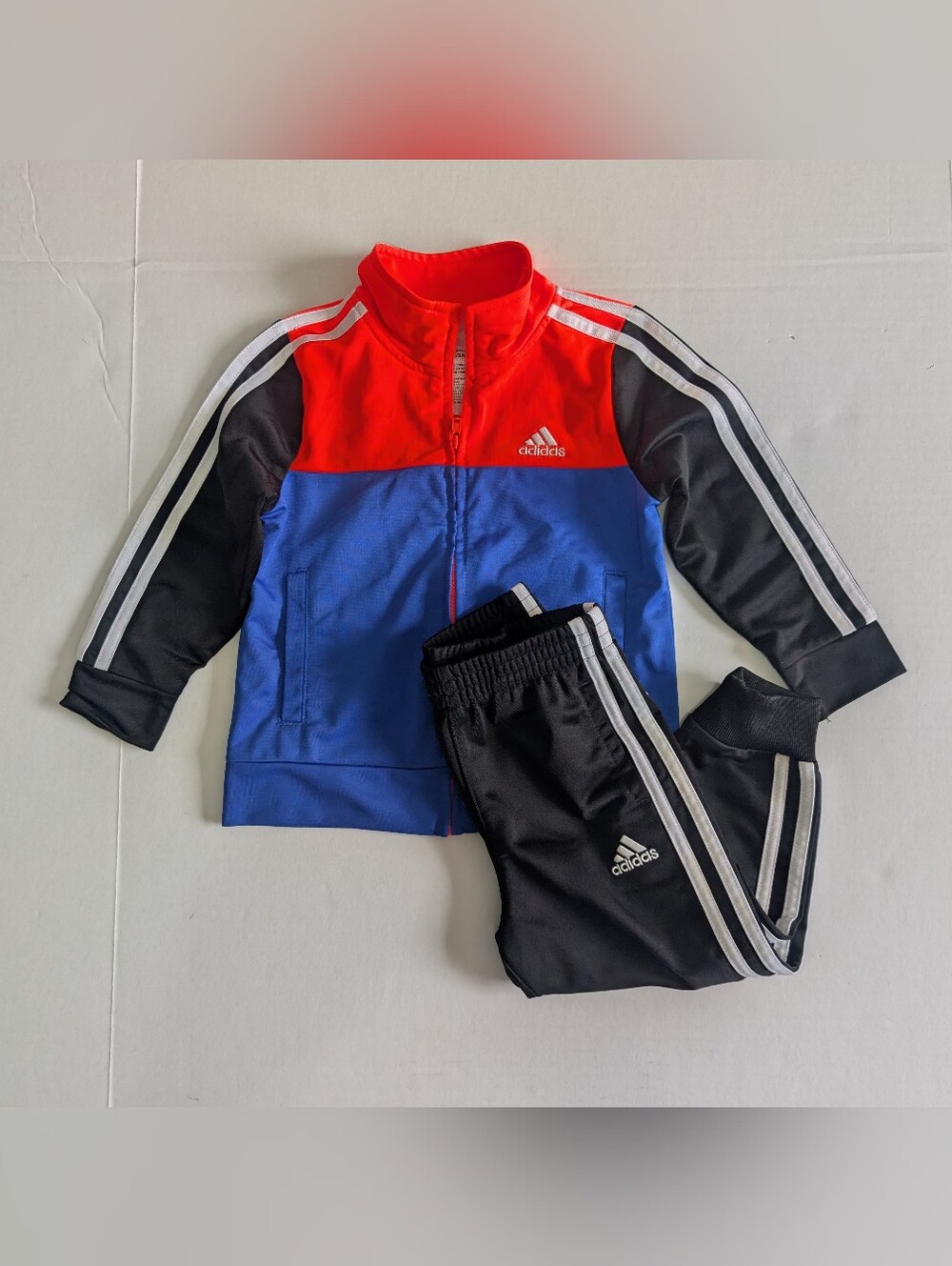 Adidas Two Tone Tracksuit/Set Jacket And Pants Boys 2T